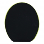 Fer plastique jaune avec plaque noire