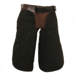 Tablier en tissu et cuir