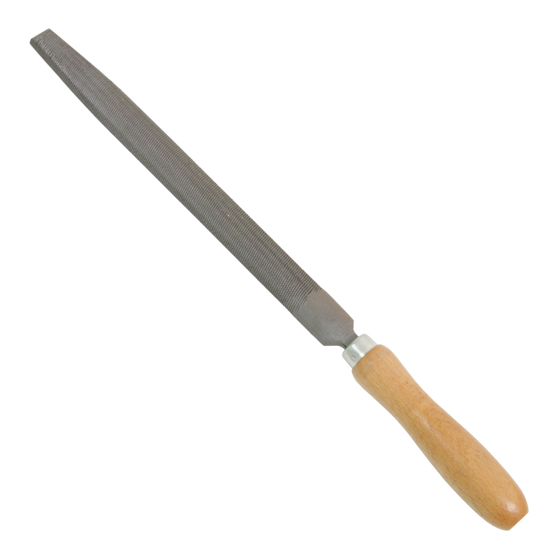 Lime Demi-ronde Pointue Pferd 250mm H2 - Forme E, Taille De Coupe 2, Pour Métaux