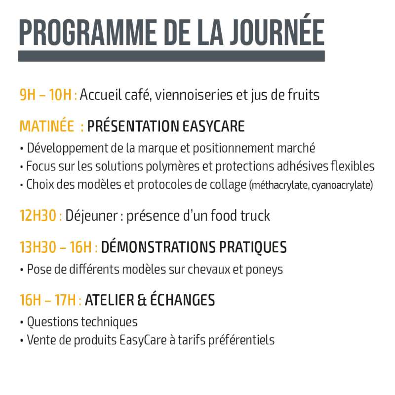 Journée EasyCare Days du 03 avril 2026 - Sandillon (Orléans)