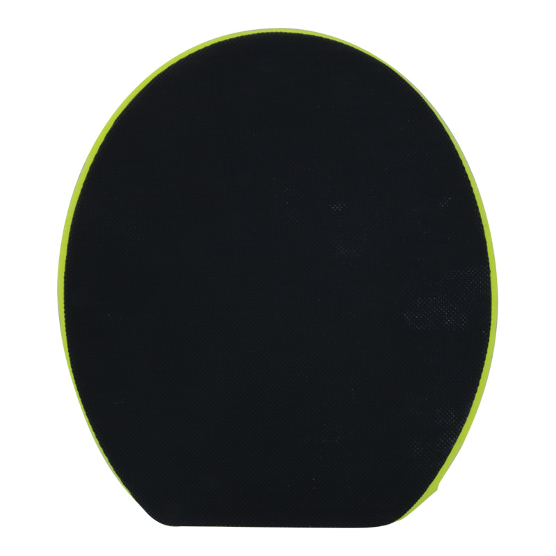 Fer plastique jaune avec plaque noire